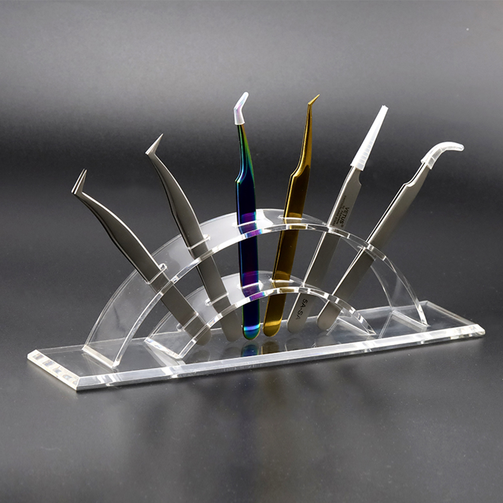 Acrylic Eyelash Extension Tweezer Holder for Tweezer Display Tools